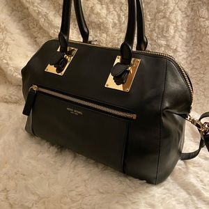 Henri Bendel Whitney black satchel
